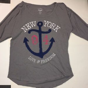 Grey Old Navy Shirt